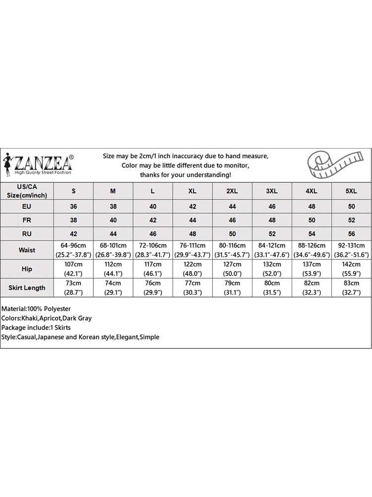 여성 Faldas ZANZEA 2025 가을 우아한 맥시 스커트 신축성있는 허리 솔리드 컬러 캐주얼 루즈 오버 사이즈 드로우 스트링 롱 오버 스커트