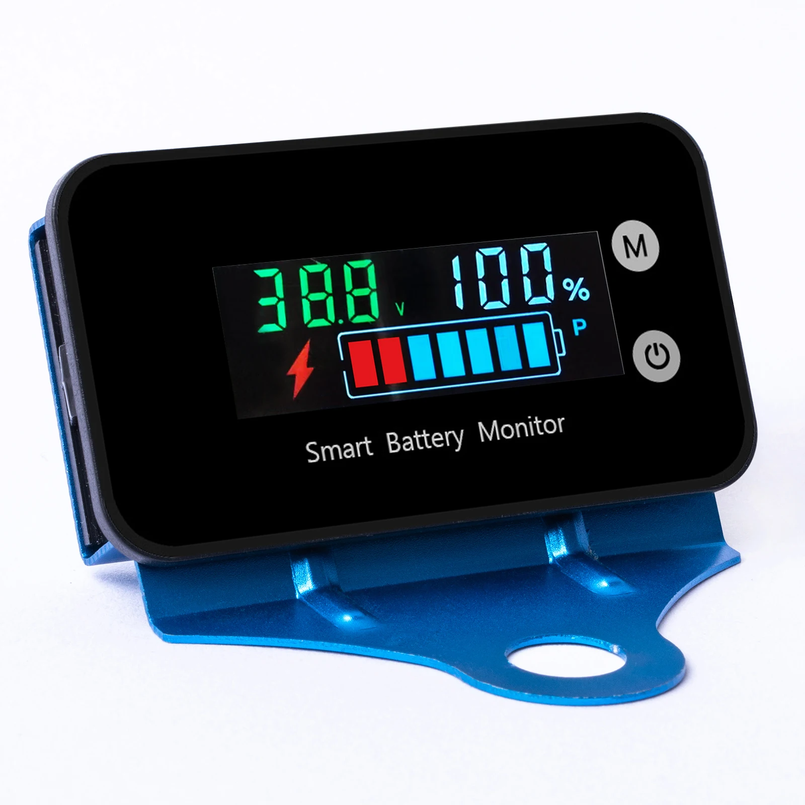 Imagem -02 - Monitor de Bateria Impermeável Ipx7 Capacidade Restante da Bateria Digital 12v 24v 36v 48v 60v 72v para Carro Motocicleta