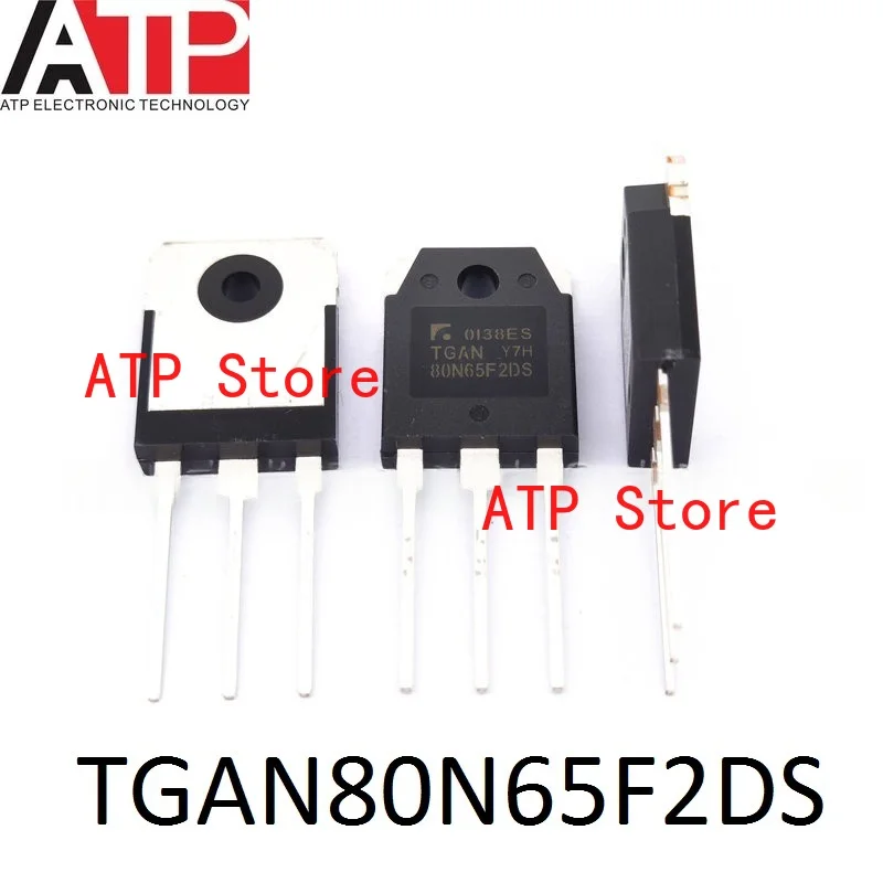 

10-30 шт. 100% новые импортные оригинальные транзисторы IGBT TGAN 80N65F2DS TGAN80N65F2DS 80N65 TO-3P 80A 650V