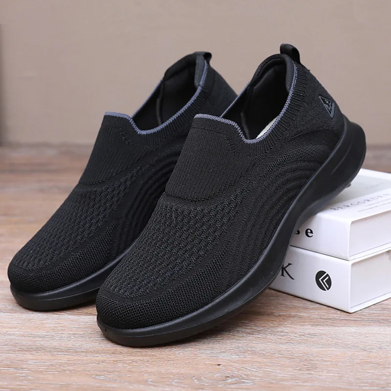 

Мужские повседневные износостойкие одинарные кроссовки на мягкой подошве, повседневная удобная прогулочная вулканизированная обувь без шнуровки