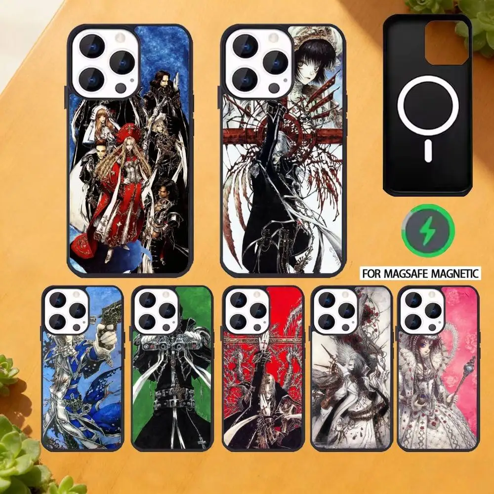 

T-Trinity B-Blood Phone Case For iPhone 17,16,15,14,13,12,Plus,Pro,Max for Magsafe Magnetic Wireless Charging