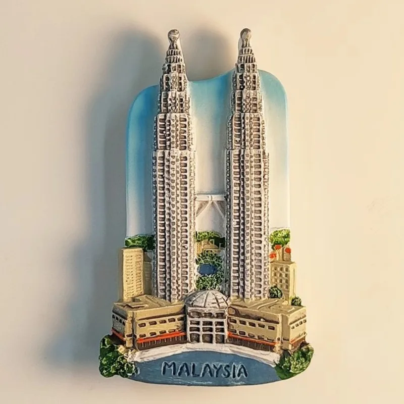 Malaysia Fridge Stickers Kuala Lumpur Travelling Souvenirs Langkawi Batu Caves State of Penang Tioman Fridge Magnets Gifts