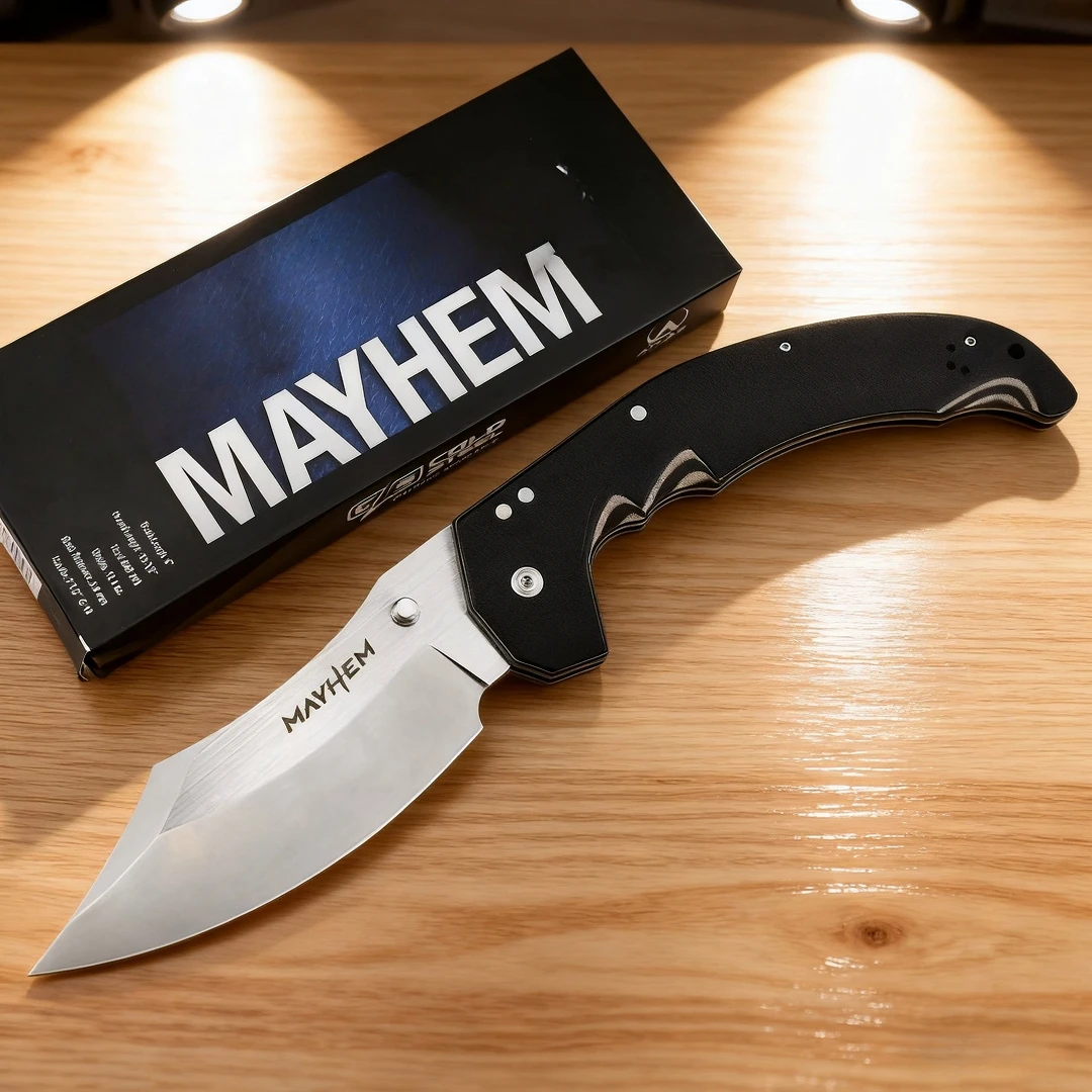 

Chaos - Heavy-duty tactical folding knife, outdoor emergency protection, fishing line cutting, camping fruit knife