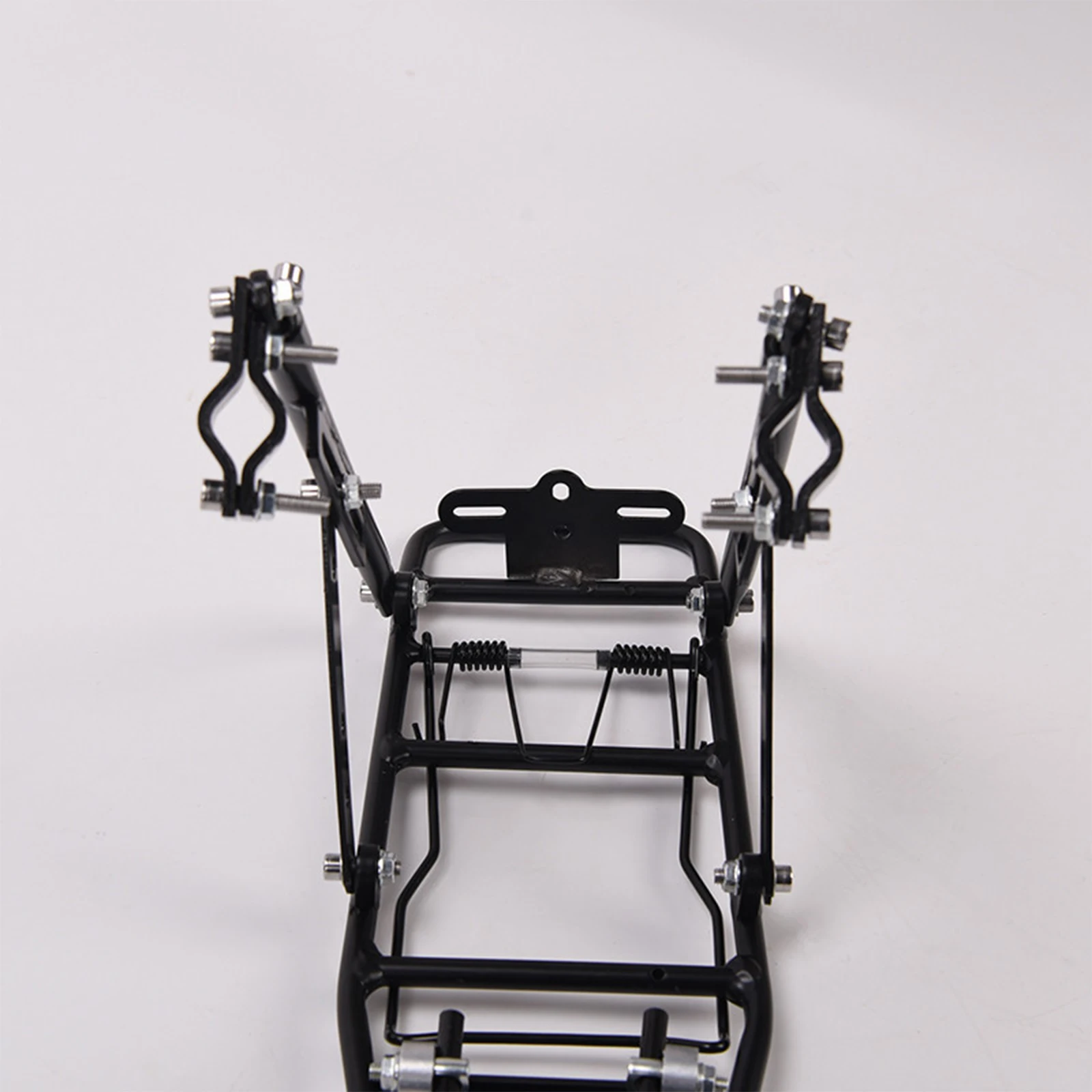 Mountain Bike Rear Bike Rack 55lbs Aluminum Carrier Bracket Back Seat Shelf Panniers Bicycle Carrier Rack for Cycling MTB
