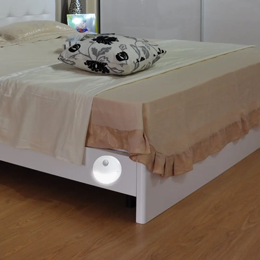Nuovo EZVALO LED luce notturna a risparmio energetico sensore del corpo umano a infrarossi lampada da notte camera da letto lampada da comodino atmosfera luce dell'armadio