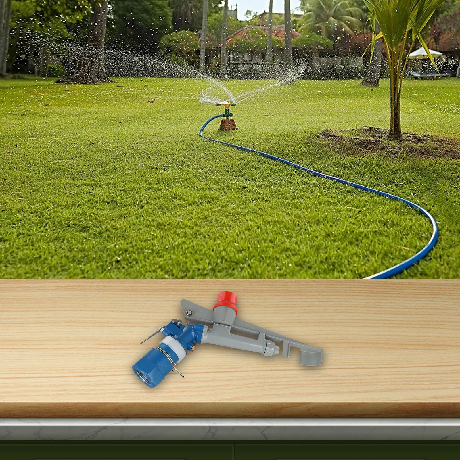 

Efficient 1 Inch Adjustable 360 Degree Irrigation Sprinkler Device for Large Area Watering in Agriculture and Industrial Sectors