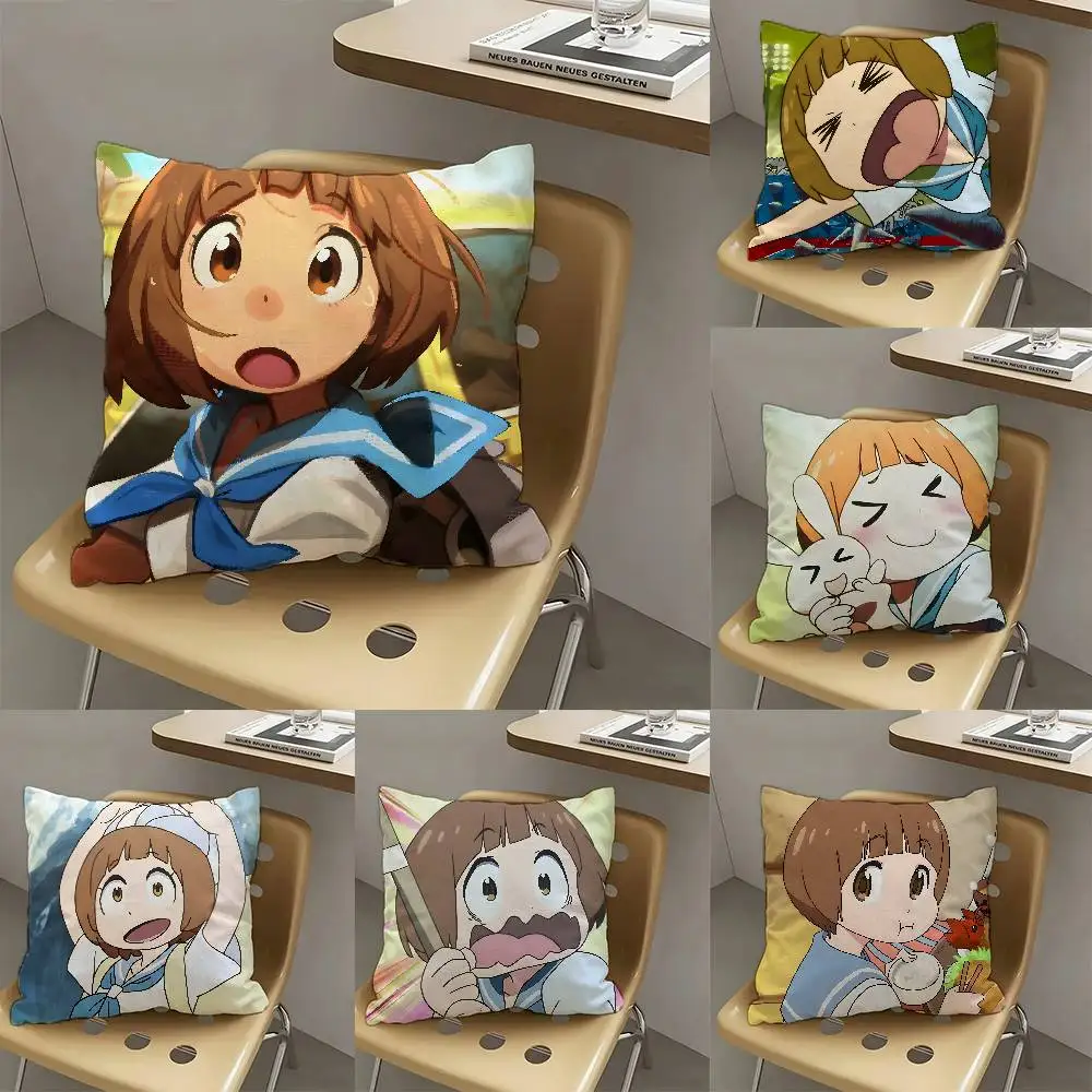 Mako Mankanshoku Kill La Kill Pillow Case Fashion Square Pillowcase Bedroom Sofa Room Ins Decoration Leisure