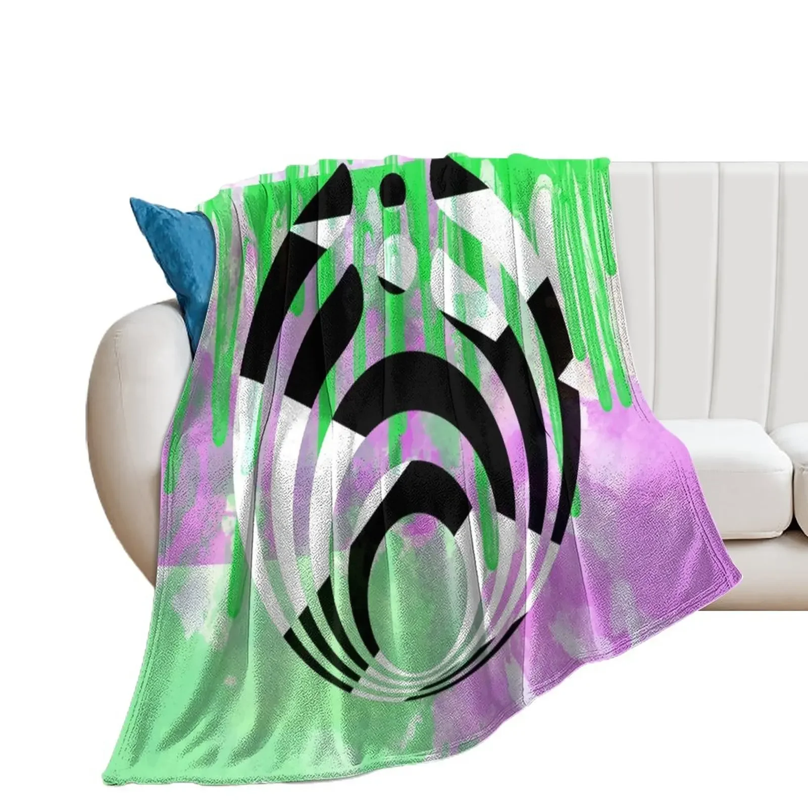 

Bassnectar Bassdrop Throw Blanket Multi-Purpose for winter Extra Large Throw Blankets