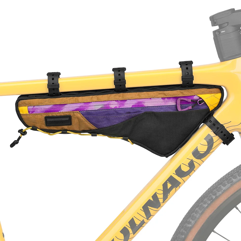 Rhinowalk 1,7L Fahrrad-Dreieckstasche, Bikepacking-Rahmentasche für MTB, Rennrad, Fahrradreisen und Zubehör