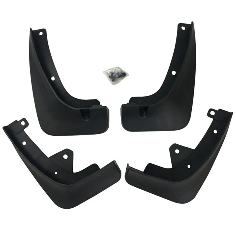 2Pcs ABS Front Grill Cover Trims For Mazda CX-3 CX3 2015 2016 2017 2018 & 4Pcs Fender Mud Flaps Mudguards