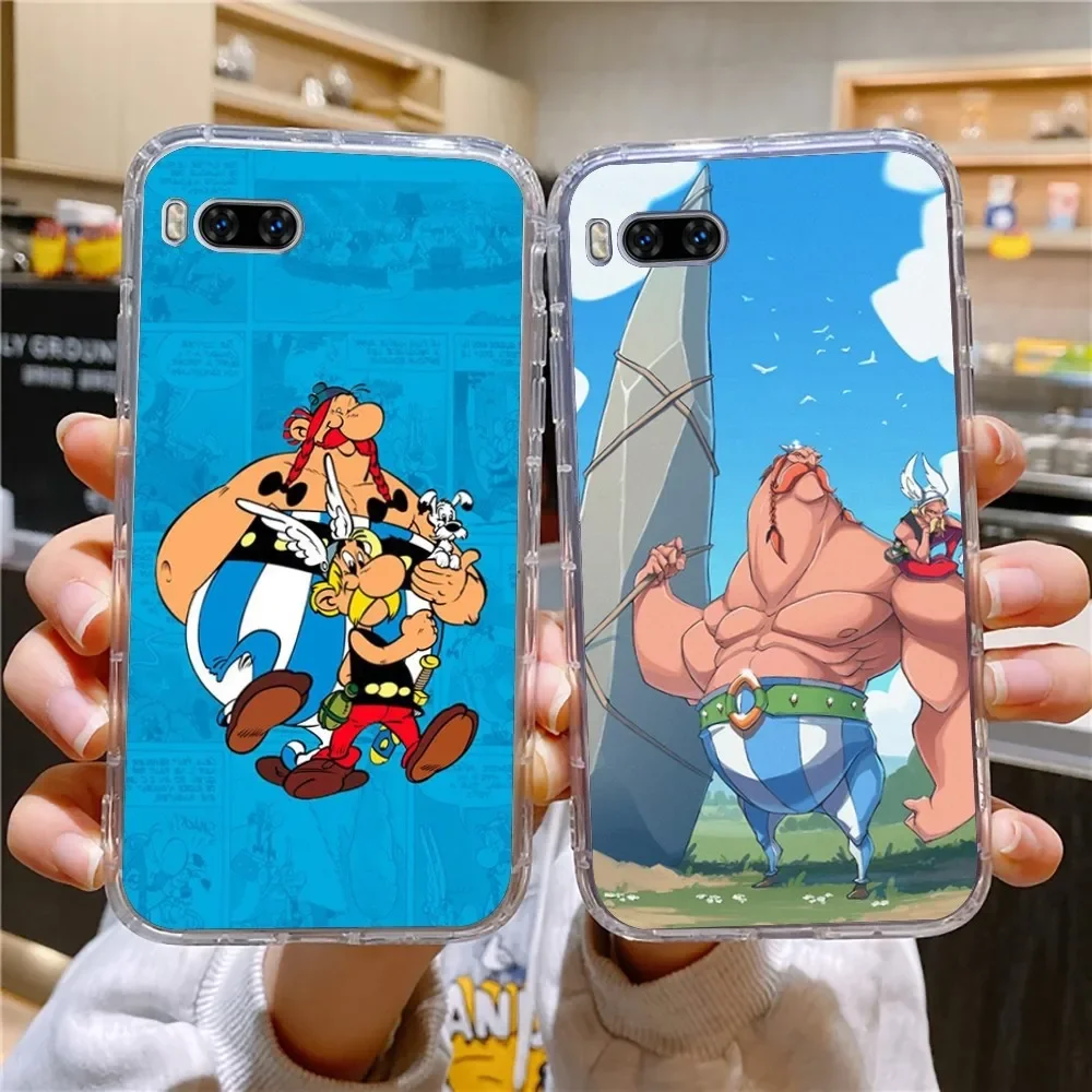 A-Asterix Contre O-Obelix Cesar Phone Case For Huawei Mate P10 P20 P30 P40 P50 Smart Z Honor 50 60 70 Pro Lite Transparent Case