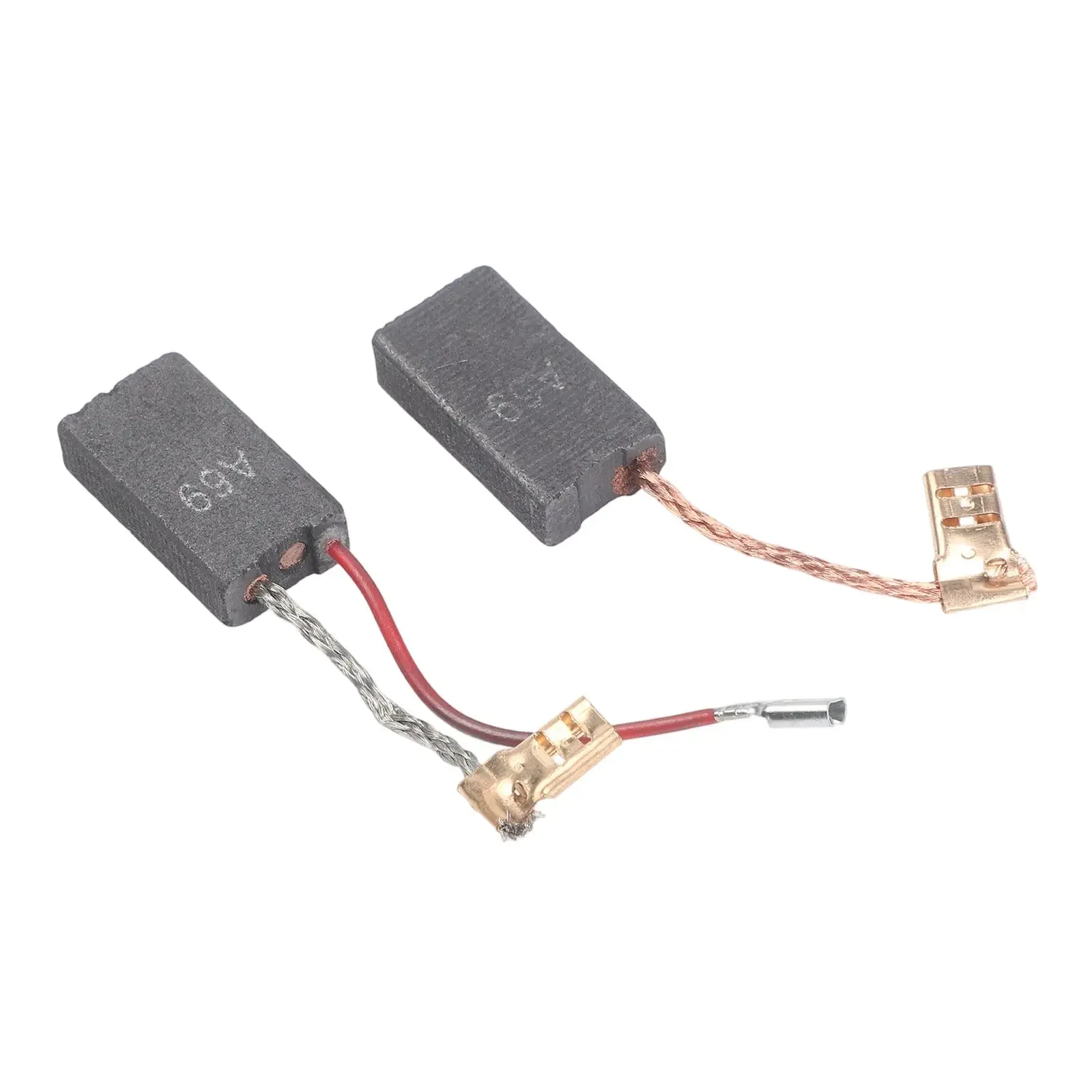 1617014122/1617014138 Carbon Brushes Kit With Auto Cut Off 0.88x0.49x0.24inch 2pcs Carbon Brushes 0.12 Inches Cable Length
