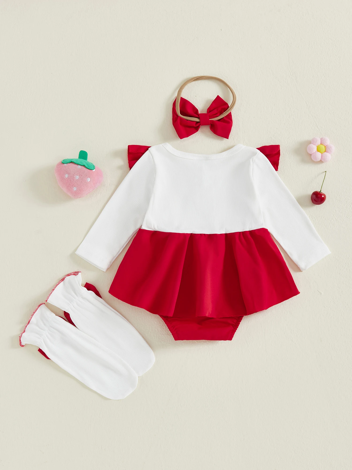 

Toddler Girl Winter Outfit Knit Snowflake Sweater Dress Pom Pom Beanie Mittens Scarf Set Warm Cozy Socks Gloves