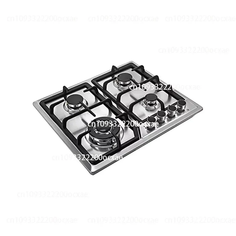 

Four-head Gas Stove Multi-burner Cooking Utensils Stainless Steel Gas Stove Table Embedded Dual-purpose Gas Stove