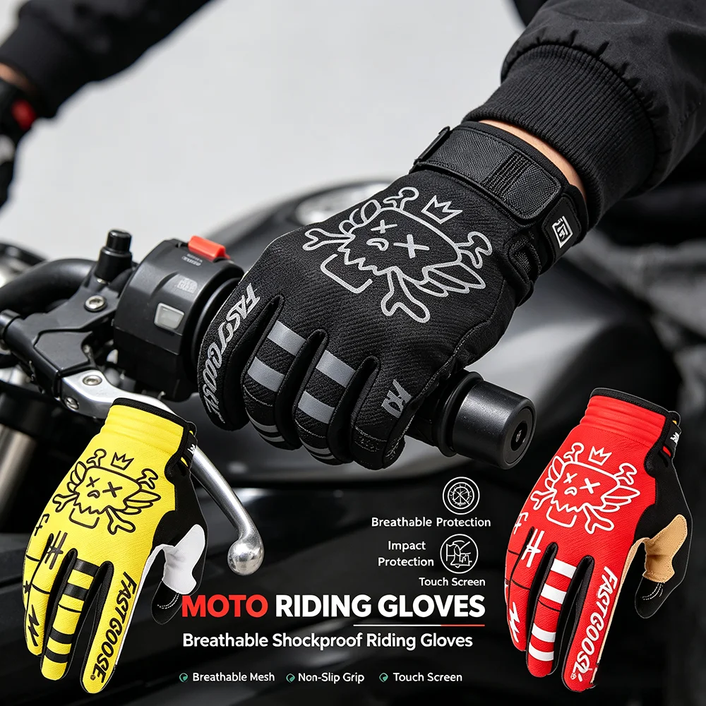 Cycling Glove Padded - FASTGOOSE Summer Riding Touch Screen Unisex