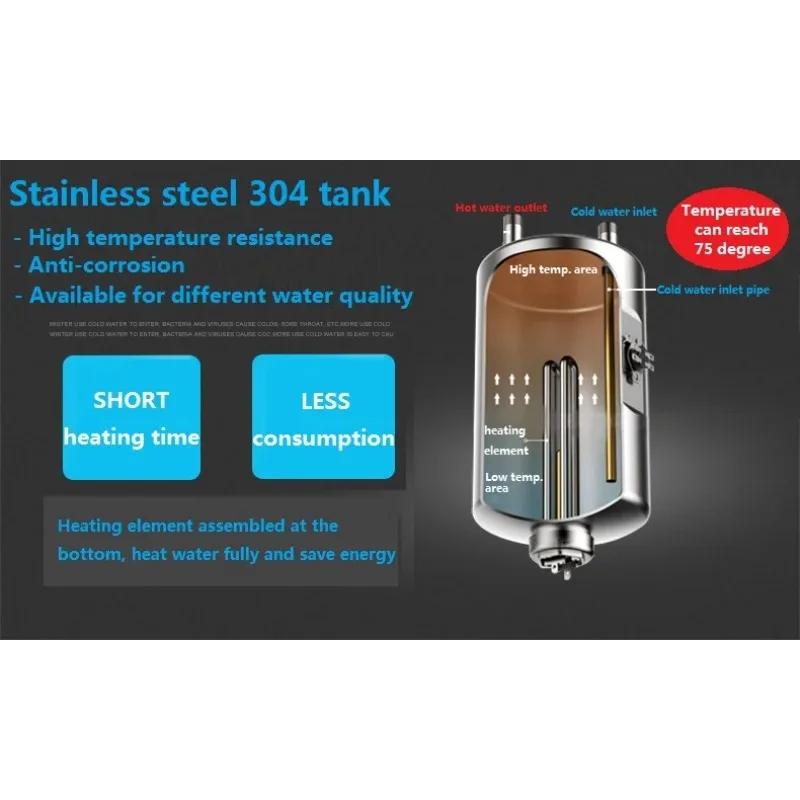 โรงงานผลิตเครื่องทำน้ำอุ่นไฟฟ้า ราคาโรงงาน ประหยัดพลังงาน สแตนเลส ถังเก็บน้ำร้อนแบบใหม่