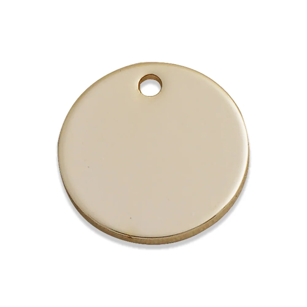 

20PCS 14k Gold Filled Round Disc Charm, 8mm/10mm/12mm Round Disc Tags, Jewelry DIY Accessory,multi Sizes Free Shipping-104207