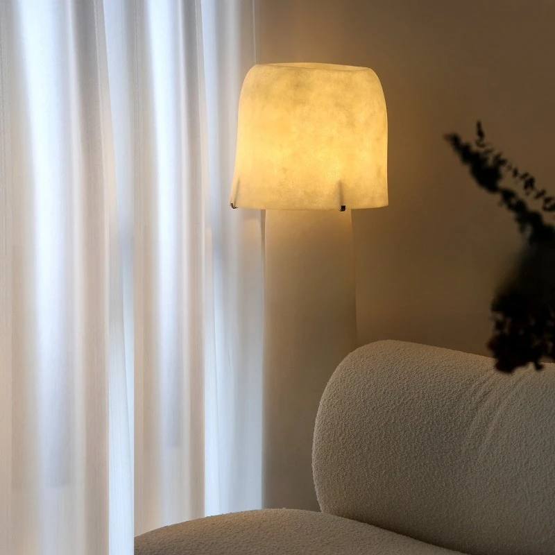 Wabi Sand Floor Lamp Bedroom Ambient Light Premium Translucent Fiberglass Ornament