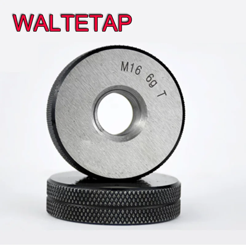 WALTETAP Thread Ring Fine Metric Left Gauge/plug Gauge Smooth Plug Gauge (1*plug gauge and 1*ring gauge M2-M12) M2*0.25 6g T Z