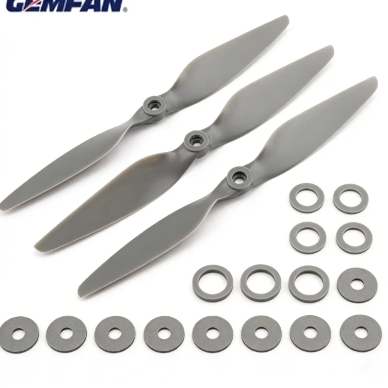 2pcs Gemfan Apc Nylon Propeller 5x5/6x4/7x5/8x4/8x6/9x6/10x5/10x7/11x5.5/12x6/13x6.5/14x7/16x8/17x10 Props For Rc Model Airplane