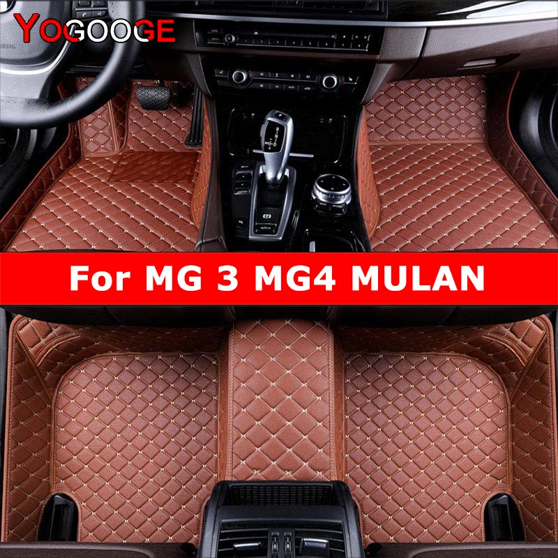 

YOGOOGE пользовательские автомобильные коврики для MG3 MG4 MULAN авто ковры аксессуары для ног Coche