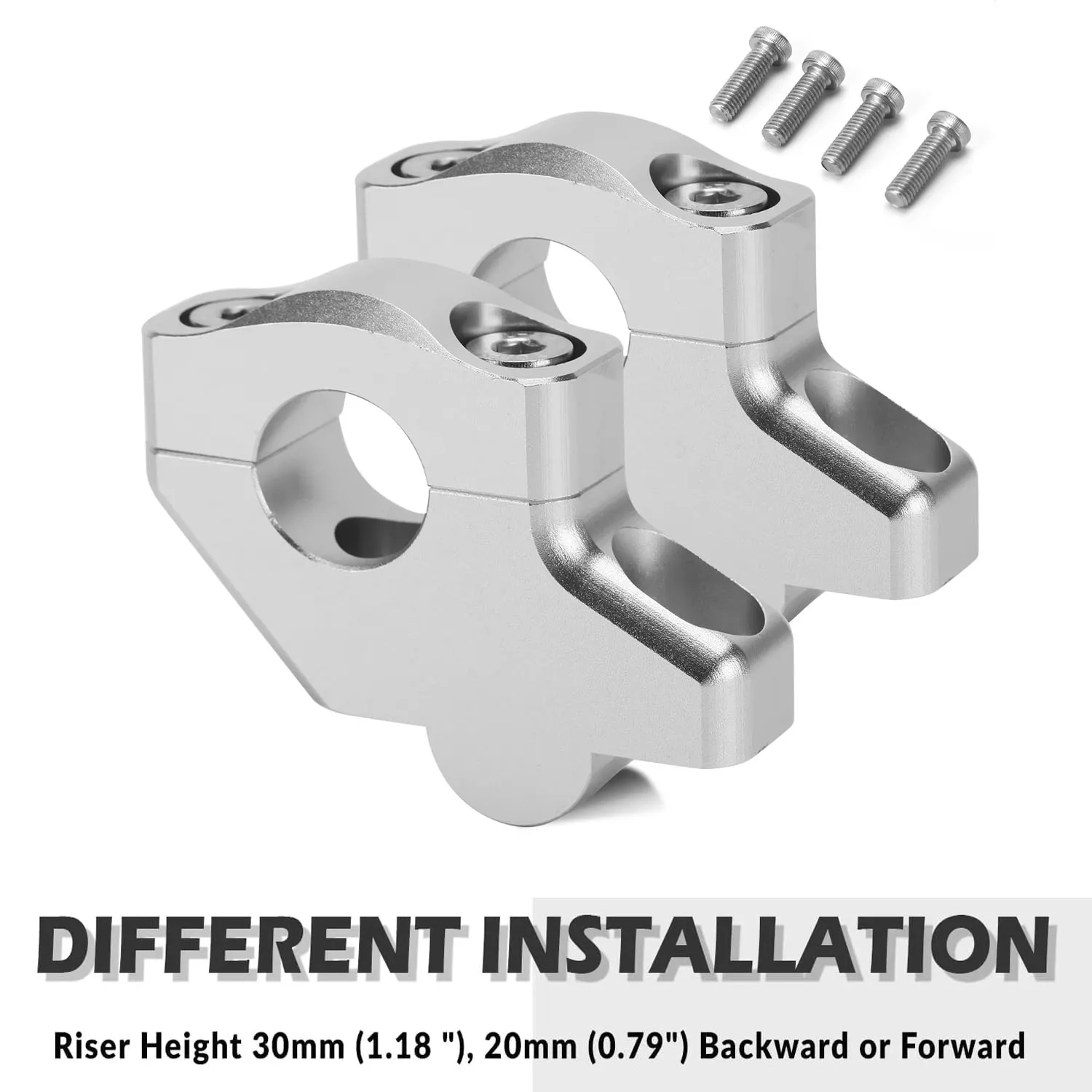 

28mm 1 1/8" Handlebar Riser Fat Bar Back Moved Fit For Honda CB1000R CBF 300 NA 2018-2024 CBF 125 NA 2017-2024