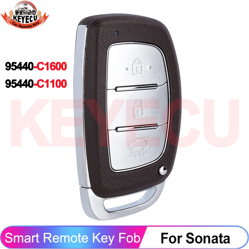 

KEYECU 95440-C1600 95440-C1100 For Hyundai Sonata 2014 2015 2016 2017 2018 2019 Smart 95440-C1100NNA 95440-C1101 Remote Key Fob