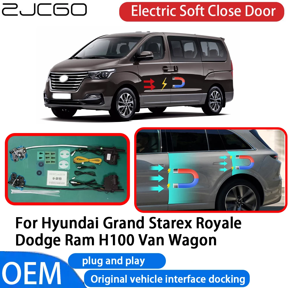 

for Hyundai Grand Starex Royale Dodge Ram H100 Van Wagon Car Automatic Electric Soft Close Door Closer System OEM Plug and Play