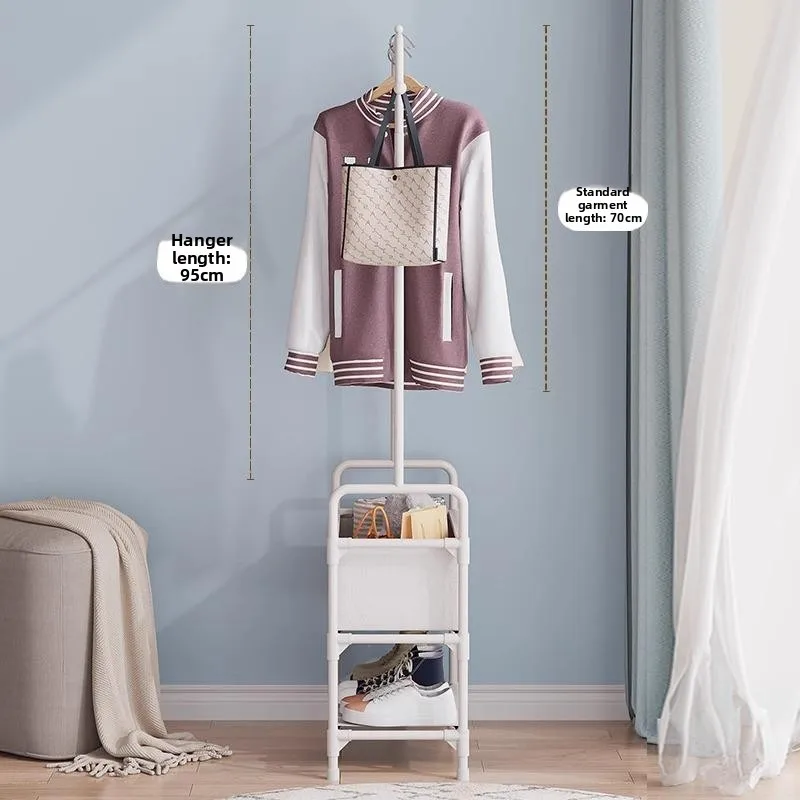 

Простая домашняя одежда Drng Ra, стоячий шкаф для спальни, вешалка для одежды, пластиковый органайзер для хранения для аренды Dormi