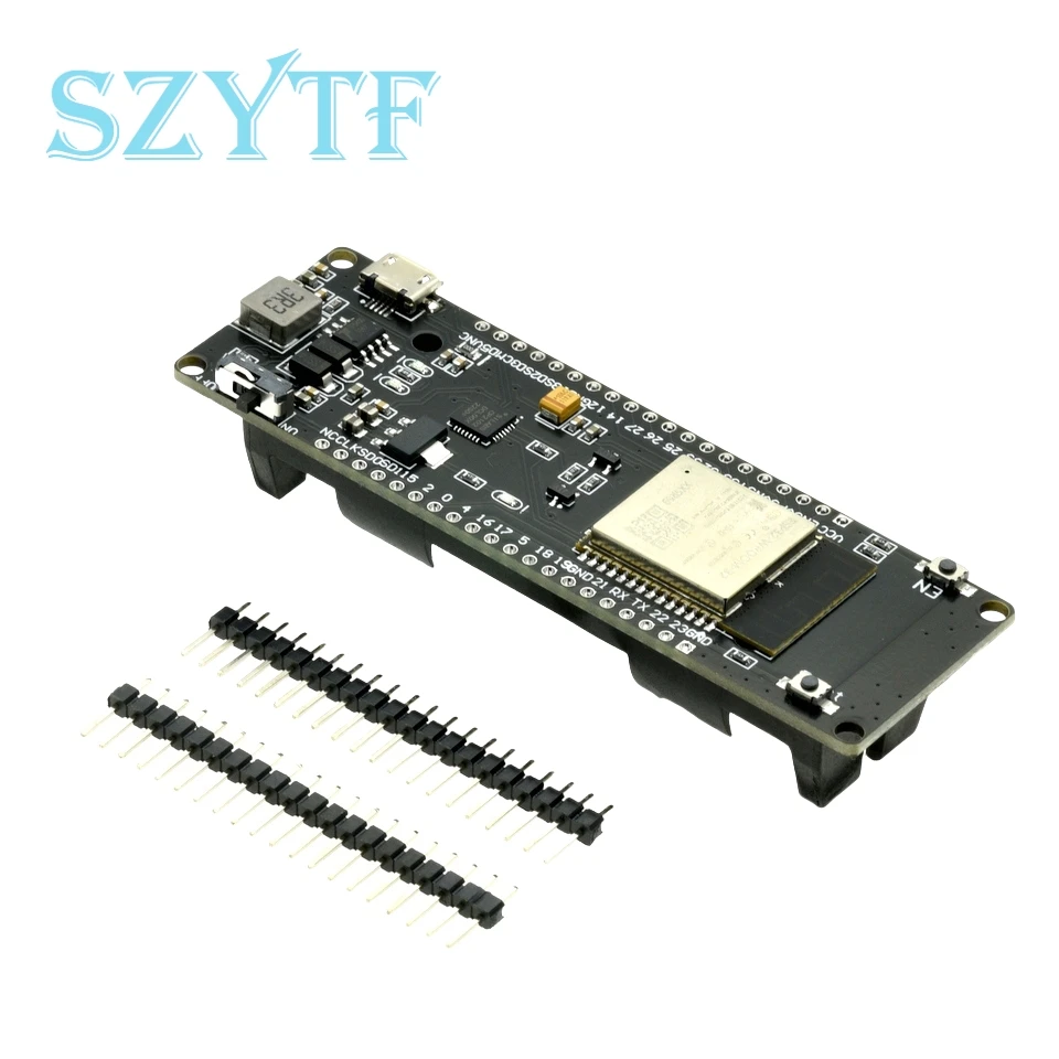 WiFi BT Wireless Module for ESP32S, 18650 Battery Shield Development Board, Compatible with Wemos ESP-WROOM-02