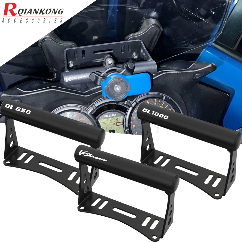 

For Suzuki DL1000 V-Strom 1000 2002-2012 Motorcycle Phone Holder Stand GPS Navigation Plate Bracket V-Strom 650/ABS DL650/ABS