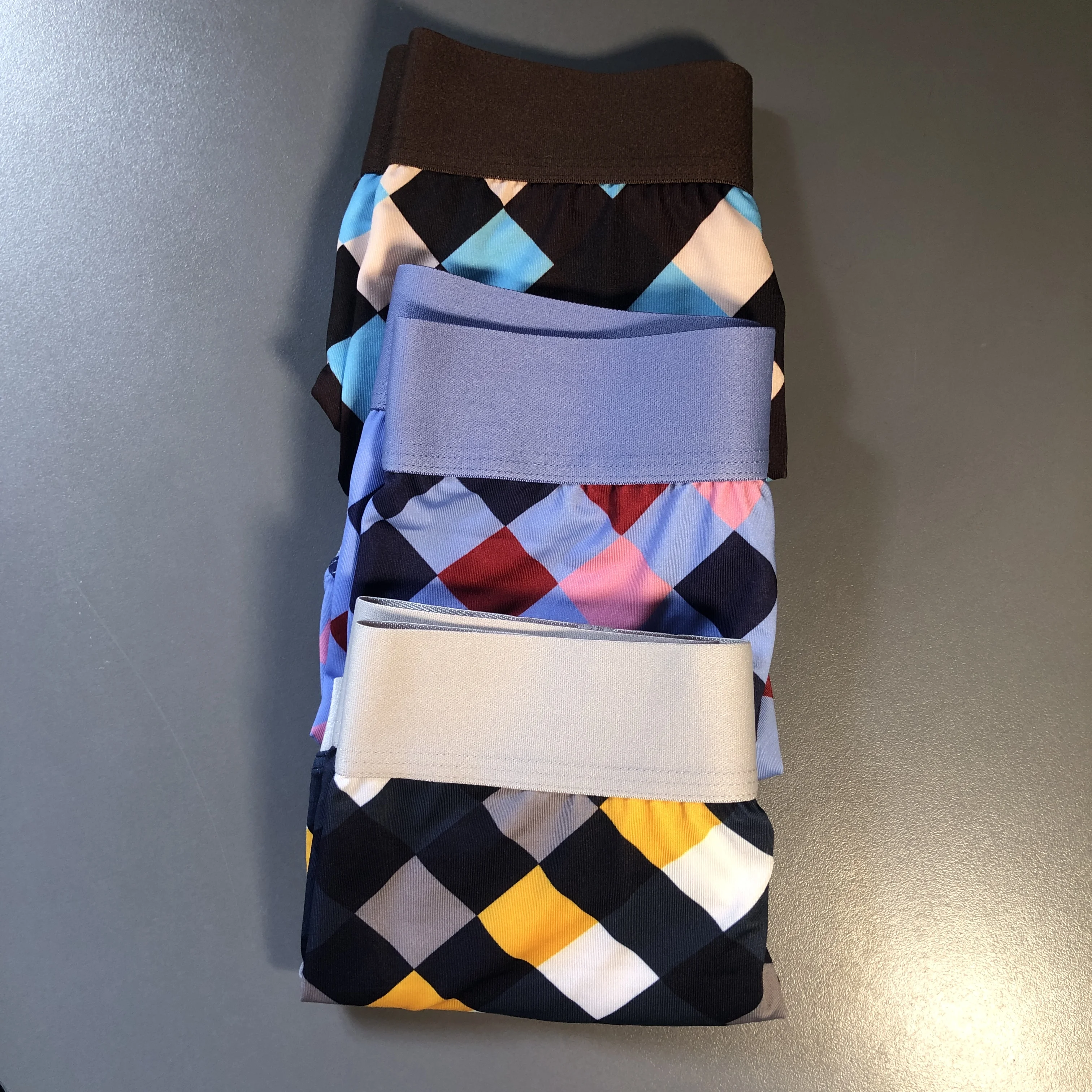 SEOBEAN Herren-Boxershorts mit niedrigem Bund, atmungsaktiv, kariertem Plaid-Print, trendige sexy Unterwäsche für junge Männer – Detail 12