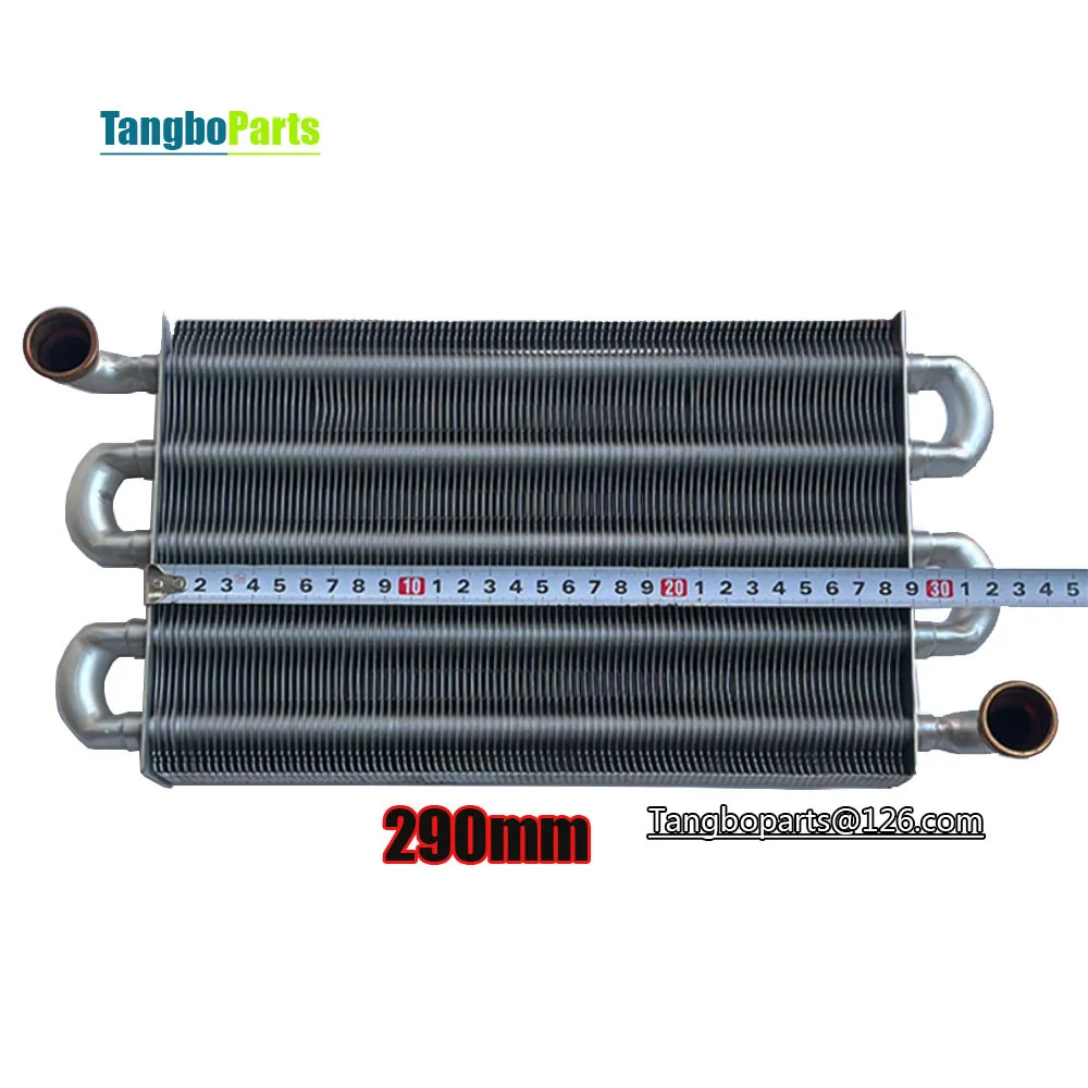 Медный главный теплообменник длиной 290 мм для газовых котлов ESIN Viessmann Immergas, замена газового котла