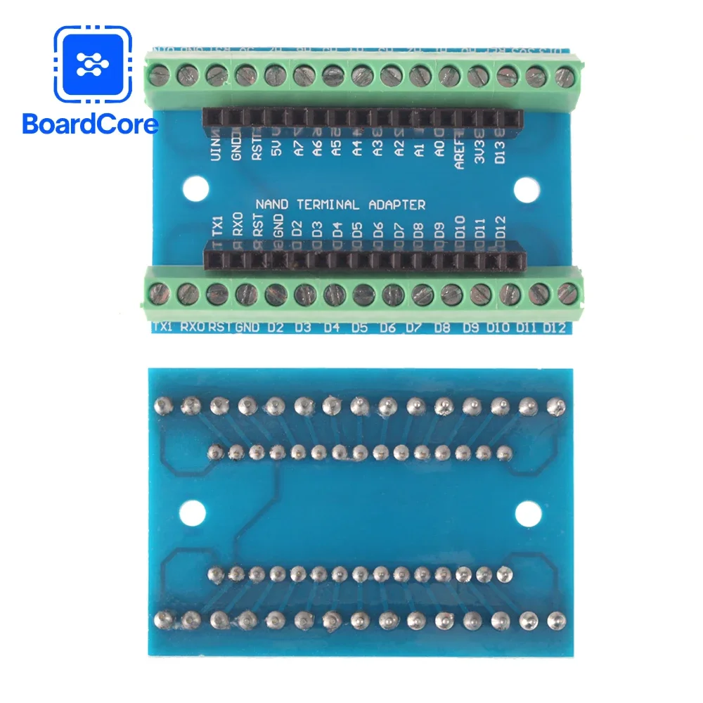 Módulo de placa de expansión NANO IO Shield V1.0, Compatible con placa de expansión Simple NANO presoldada para arduino-nano V1.0 DIY