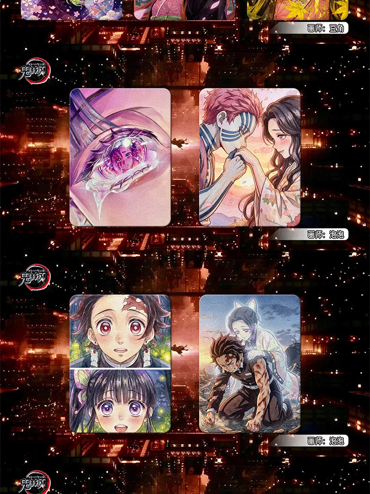 Demon Slayer Cards Artist Signed Hand-Drawn Cards Wholesale Full Case Kimetsu No Yaiba Original Sketch Cards
