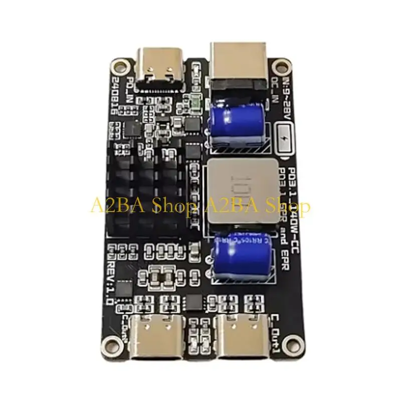 

A2BA PD3.1 140W Fast Charging Module Double Port TYPE C USB Charging Full Charging Protective Board Replacement