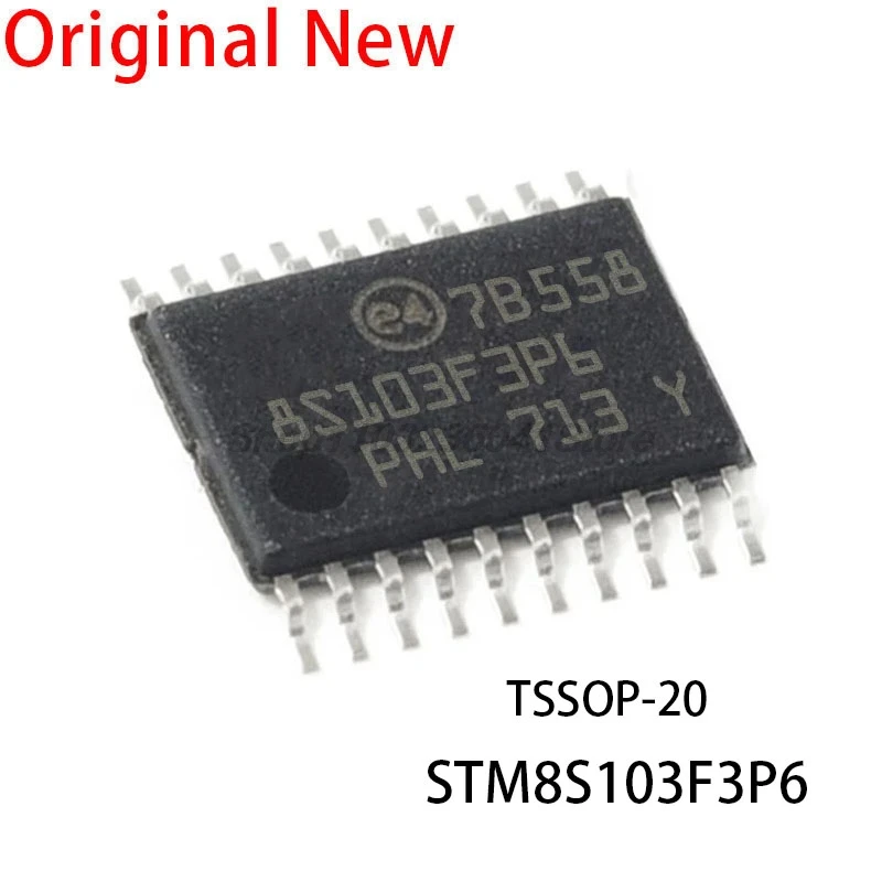 10PCS STM8S103F3P6 TSSOP-20 STM STM8 STM8S STM8S103 STM8S103F STM8S103F3 IC MCU 8BIT 8KB FLASH