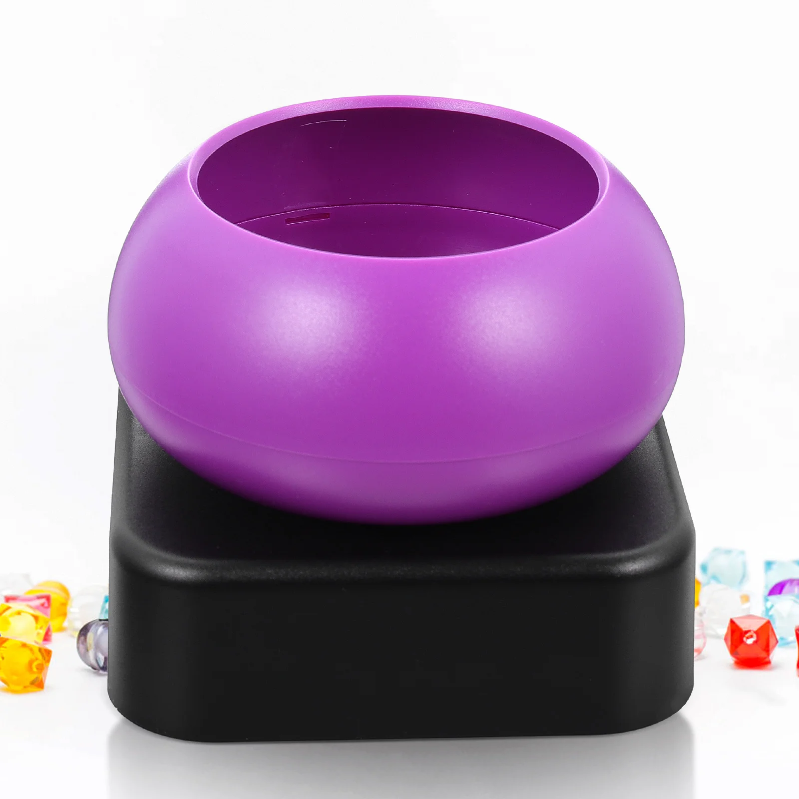 Máquina giratória de miçangas, durável, abs, faça você mesmo, ferramenta de miçangas para amarrar rápido, contas de argila plana de prata líquida, artesanato de fabricação de jóias