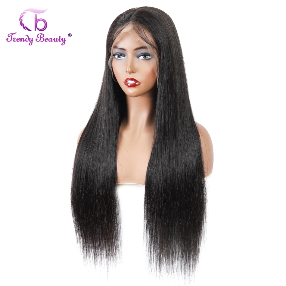 Parrucca diritta indiana Parrucca anteriore in pizzo 13x6 per donna Parrucca per capelli umani Parrucca in pizzo trasparente Parrucca frontale in pizzo 13x4