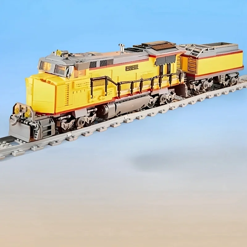 

1162 vintage train building block sets, mobile model kits, durable ABS materials, home ornaments, birthday gifts