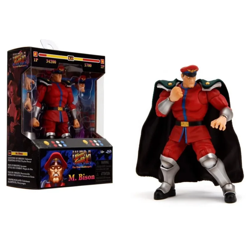 

В наличии Новые игрушки Jada Blanka Sagat Vega Street Fighter Wave 4, коллекция аниме-фигурок, модель игрушки, индивидуальный подарок на день рождения