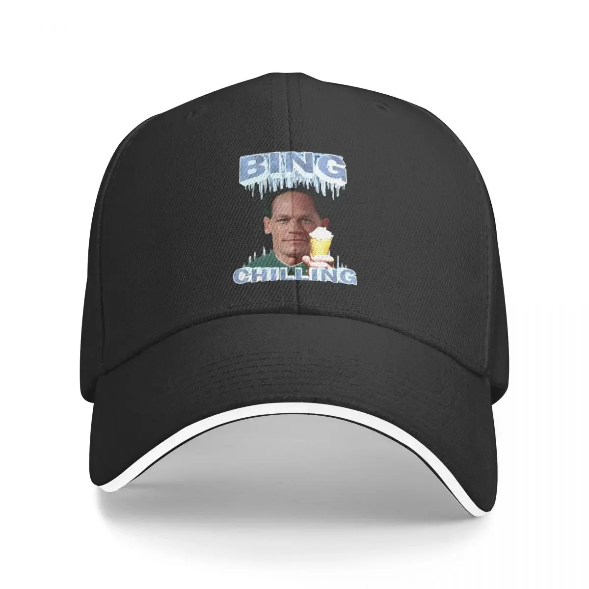 

John Cena Bing Chilling Trucker Cap Outfit Classic Ice Cream Wrestle Snapback Hat For for Men Women Casquette Fit All Size