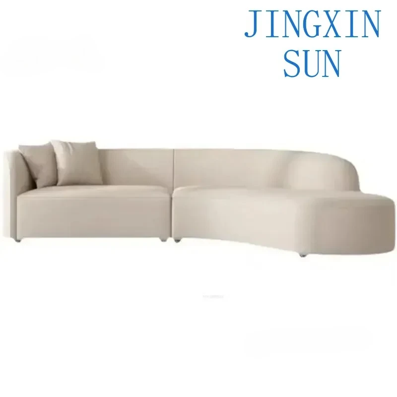 Italian Luxury Technology Cloth Sofas Living Room Furniture Nordic Curved Living Room Sofas Creative Designer Corner Sofa k