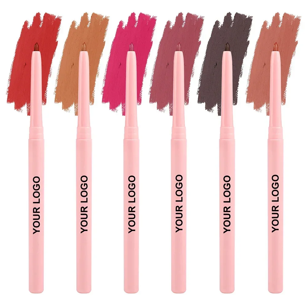 15 Colors Creamy Lipliner P103-2 Private Label Long-lasting Matte Waterproof Durable Custom Logo Makeup Wholesale Cruelty Free