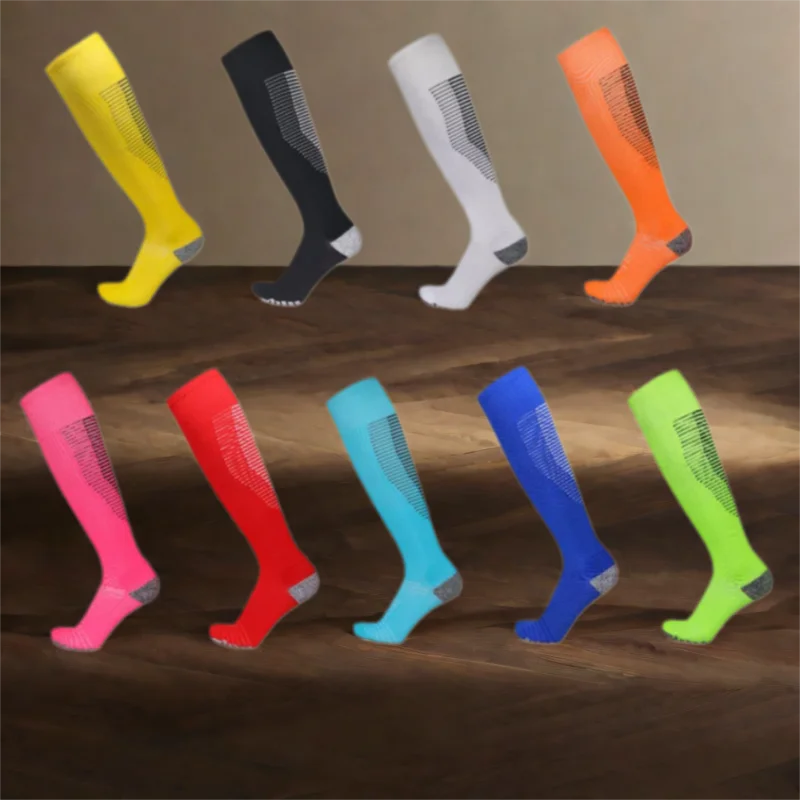 

Professional Football Socks Men Women High Knee Sports Socks Non Slip Towel Bottom Bulk