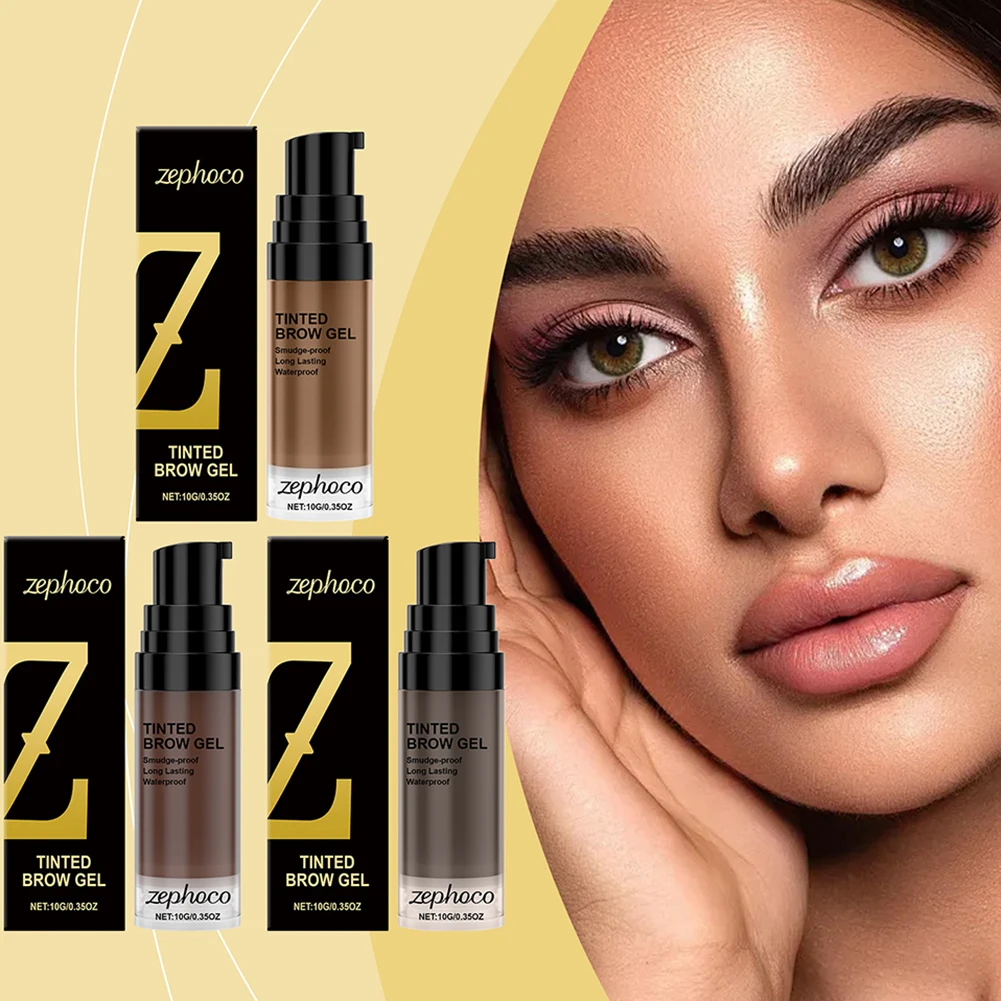 Pomate sopraccamiglia Gel per sopracciglia tinta impermeabile per la volumizzante Volumizzante Migliora il riempimento per sopracciglia a prova di gemella per il trucco giornaliero