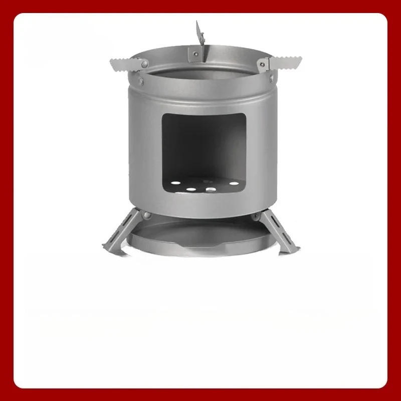 

Wood-fired Stove Camping Titanium Furnace Outdoor Portable Lightweight Mini Stove