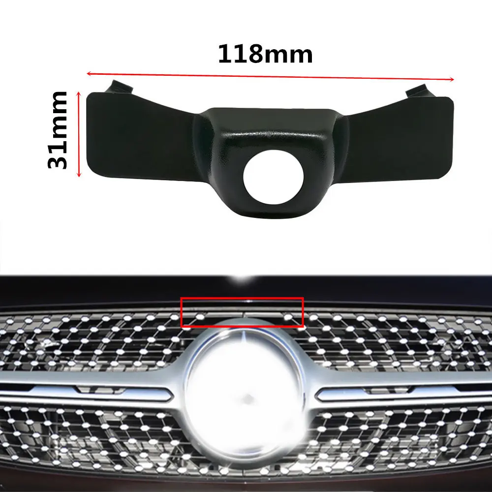 Car Front View Positive Logo Camera Bracket Shell Frame Housing For Benz GLC Class Facelift X253 C253 GLC200 220d 300 400d 2019-