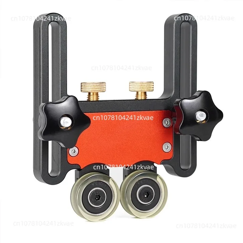 

Woodworking saw table press, cutting plate saw, T-shaped small slide limit, modified rail slide rail auxiliary tool