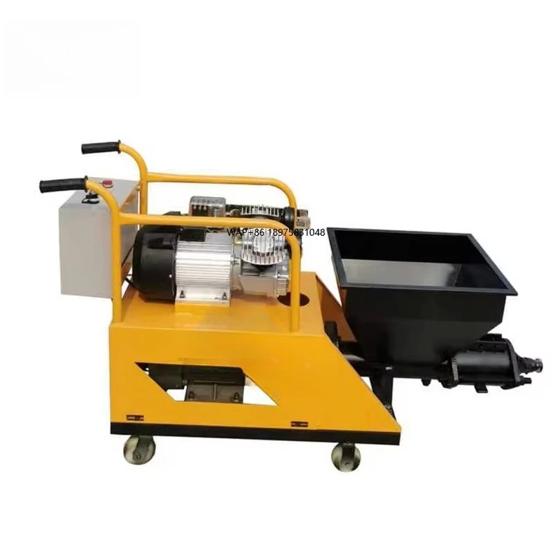 

Electric Mortar Sprayer Cement Plaster Spraying Machine Sand Cement Sprayer With Tube